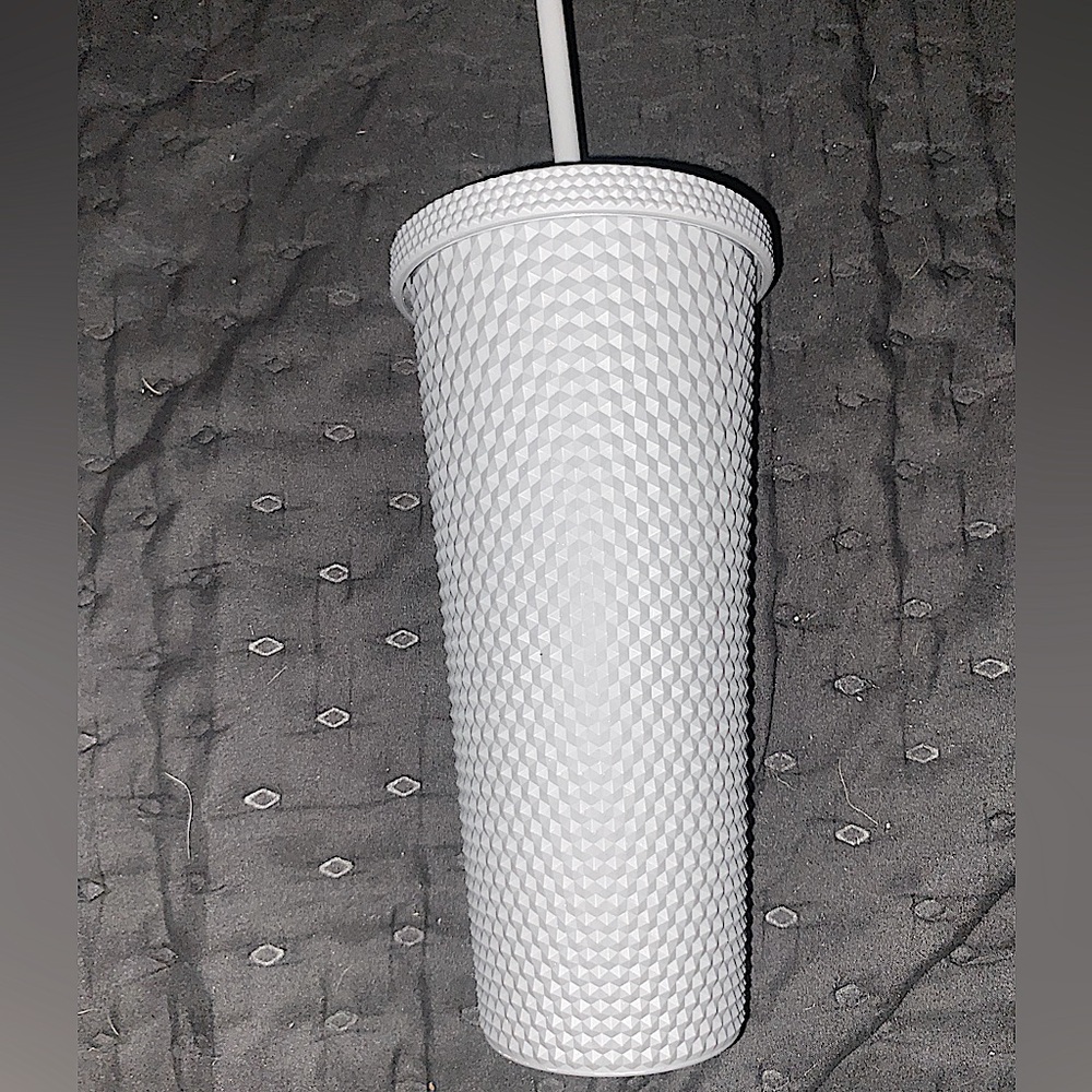 Tumbler Rubberized with Straw, Grey-24oz